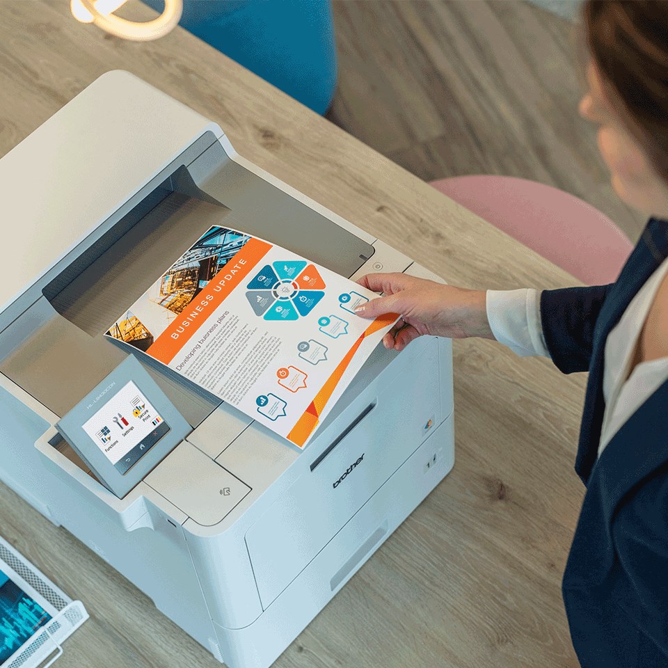 Printer Brother HL-L9470CDN, lazer me ngjyra, 40 ppm, i zi/i bardhë