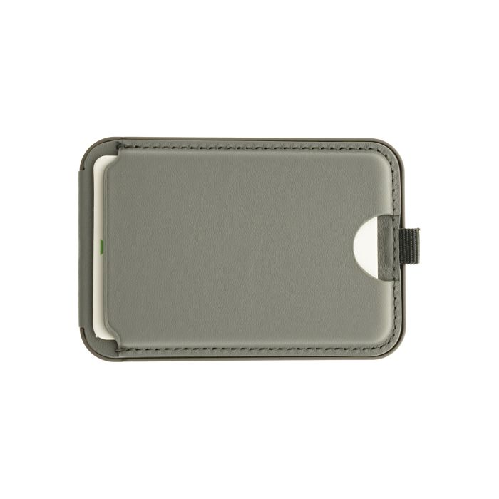 Dviced Leather MagSafe Foldable Cardholder And Stand, Grey