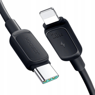 Kabëll karikues Joyroom Multi Color Series A14, USB C në Lightning, 20W, 1.2m, i zi