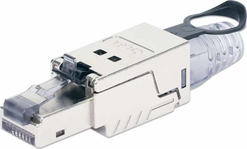 Модуларна мрежна приклучница Intellinet 790741, RJ45 Cat6a, 10 Gbps, STP, метална