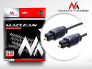 Kabllo Maclean, Toslink - Toslink, 0.5m, e zezë