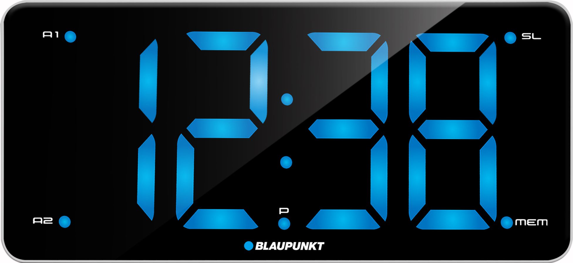 Radio alarm Blaupunkt CR15WH, FM, portë USB, e bardhë