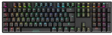 Tastierë gaming Sharkoon SKILLER SGK36W, mekanike, me valë, RGB, e zezë