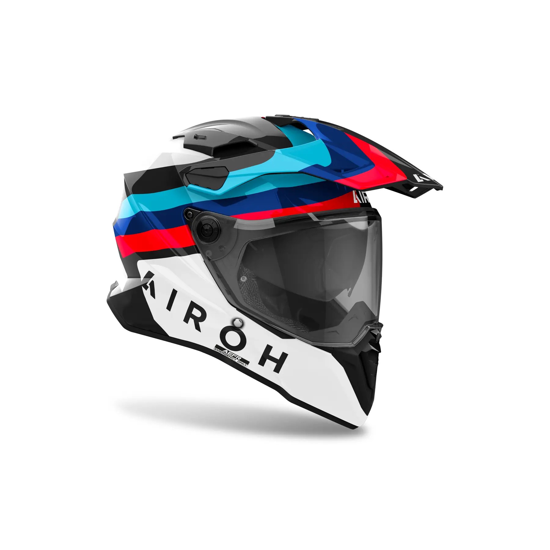 Helmetë moto Airoh Commander 2, Full Carbon, vizor panoramik, e zezë