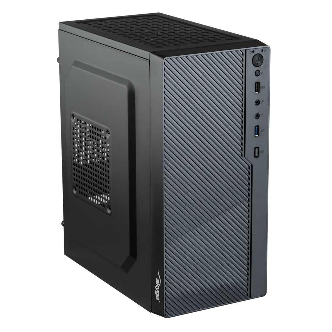 Kuti kompjuteri Akyga AK36BK Micro Tower, Micro ATX, USB 3.0, e zezë