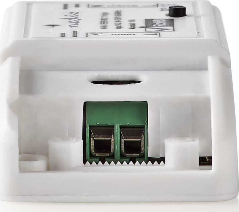 Ndërprerës smart WiFi Nedis Smart Home Basic, kontroll me aplikacion, kompatibil me Amazon Alexa dhe Google Home, i bardhë