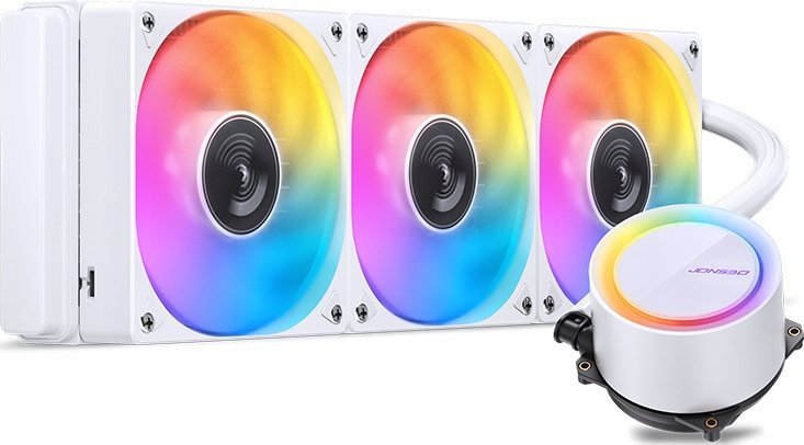 Ftohës uji AiO Jonsbo TG-360, 360mm, ARGB, i bardhë