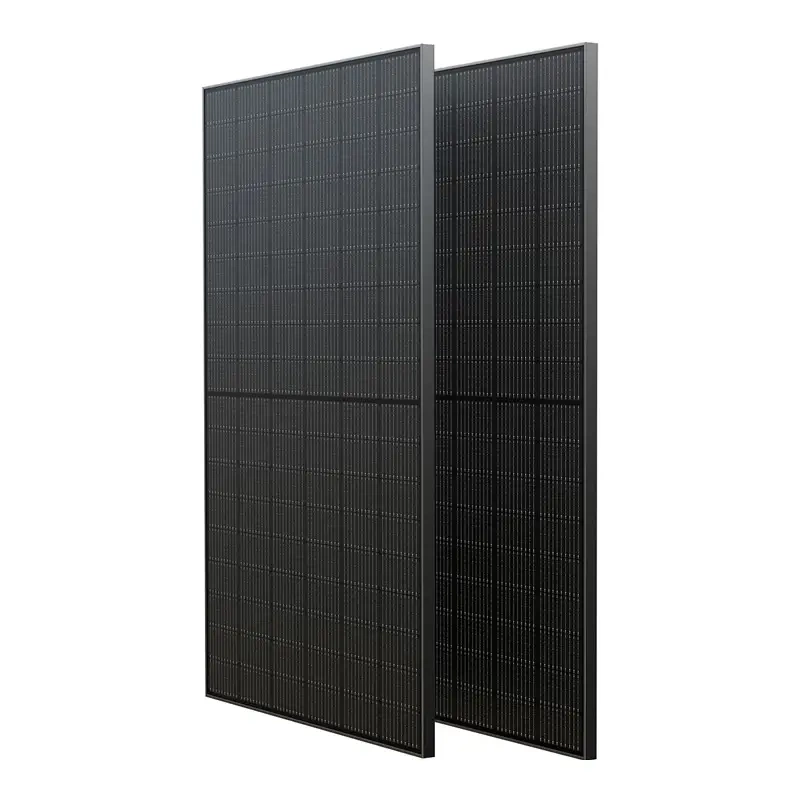 Panel diellor EcoFlow 400W Rigid X2, set 2 copa, fiks, i zi