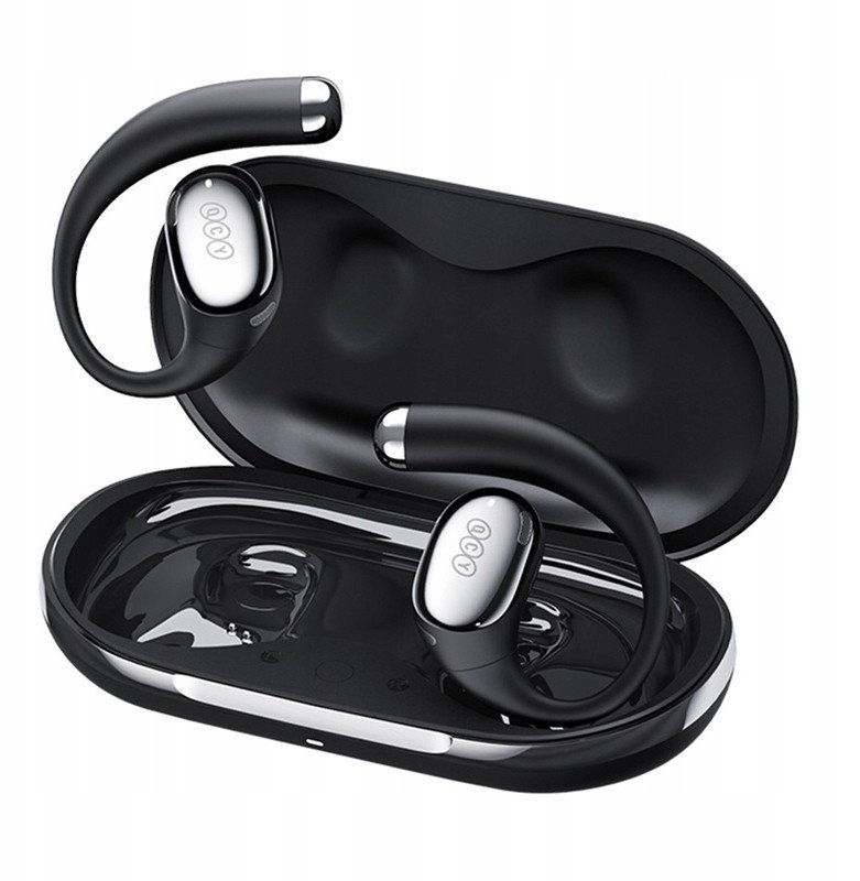 Kufje wireless QCY Crossky R70, open ear, Hi Res LDAC, të zeza