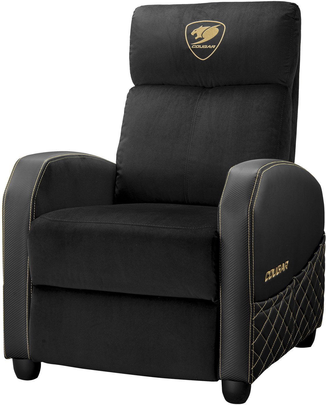 Karrige gaming Cougar RANGER ELITE Gold, ergonomike, e zezë me ari