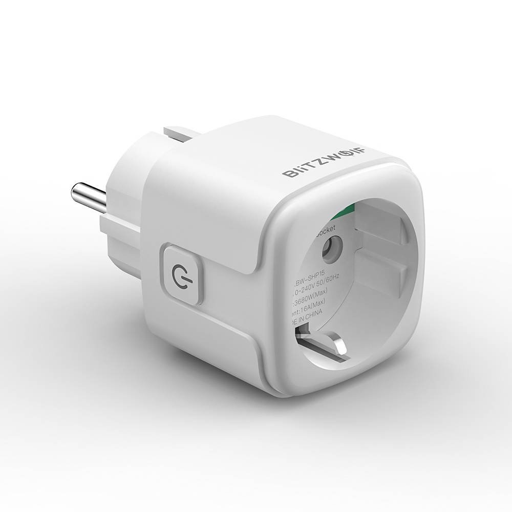 Prizë e zgjuar BlitzWolf BW-SHP15, ZigBee, 3680W, e bardhë