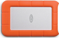 Disk i jashtëm LaCie Rugged Mini, 1TB, 2.5", USB 3.0, argjend me portokalli