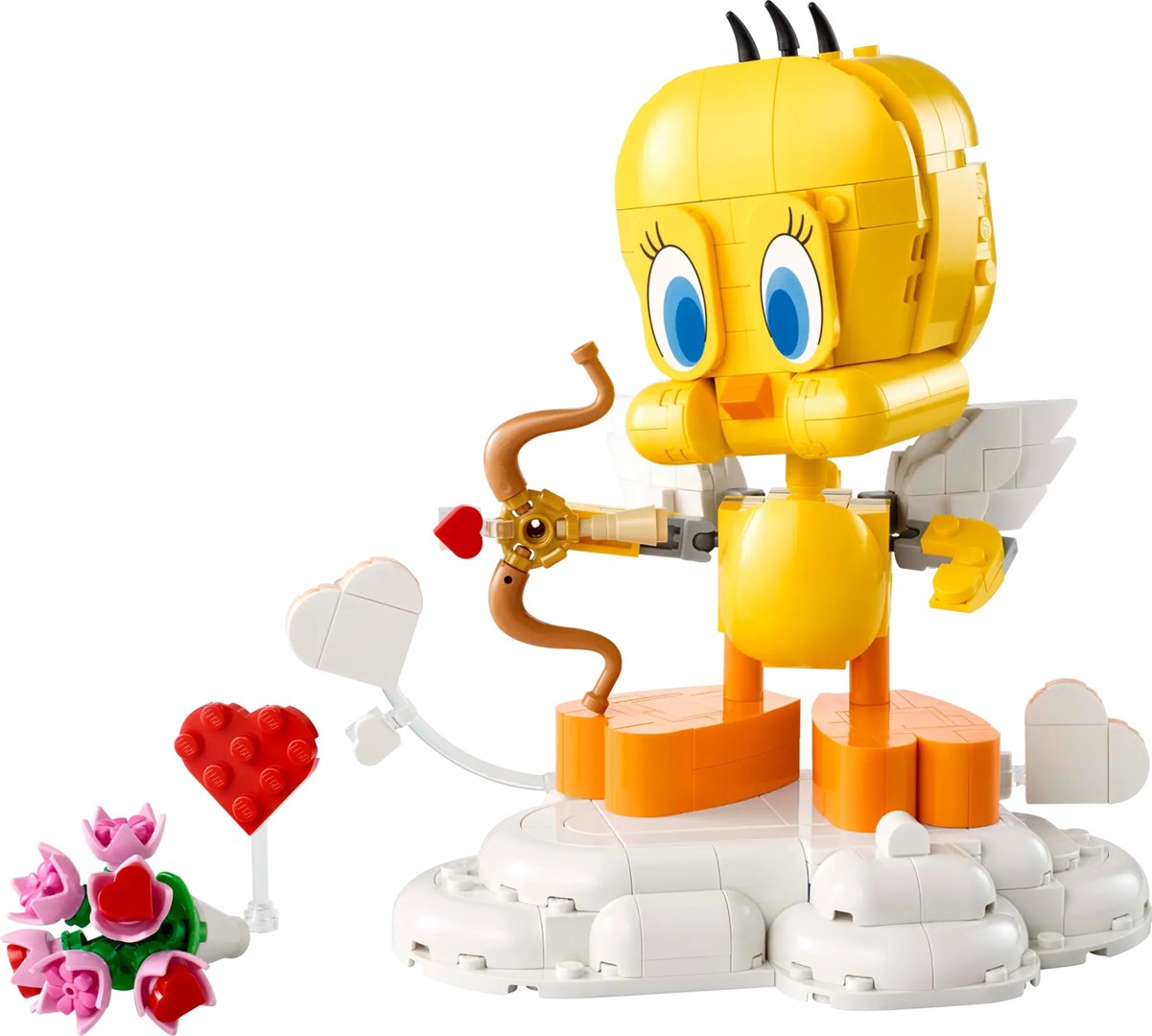 Set ndërtimi LEGO Looney Tunes 40824 Tweety Bird, 412 pjesë, për moshat 12+, i verdhë