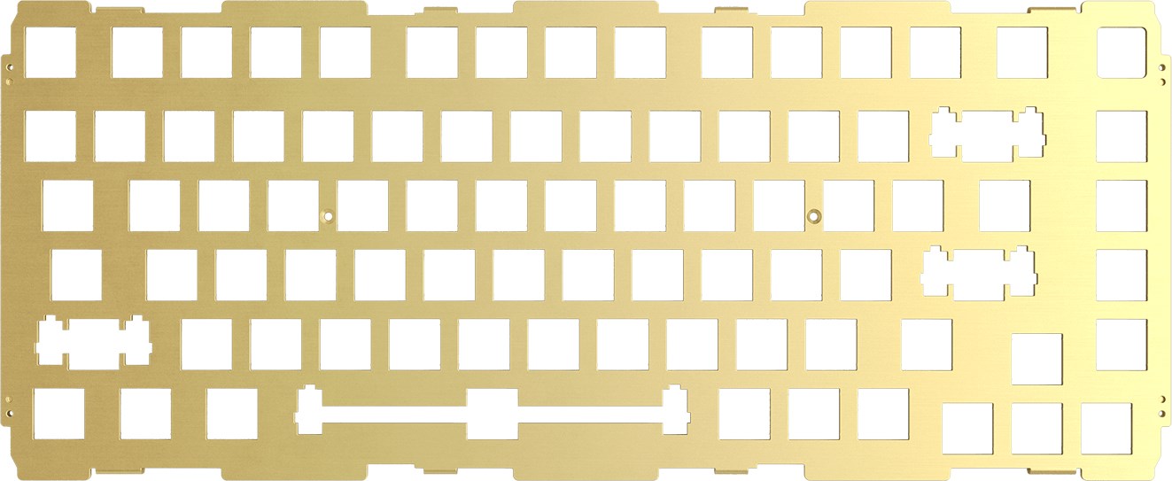 Pllakë çelësash Glorious GMMK Pro 75%, ISO, e artë