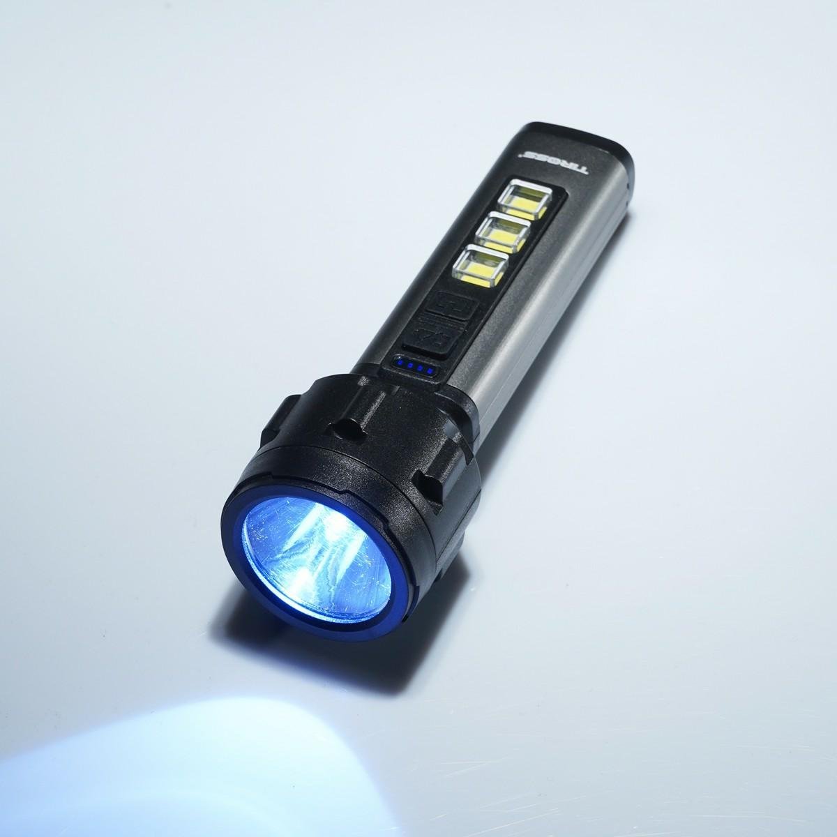 Elektrik dore LED Sezoni, rikarikueshme, me llampë anësore pune, gri