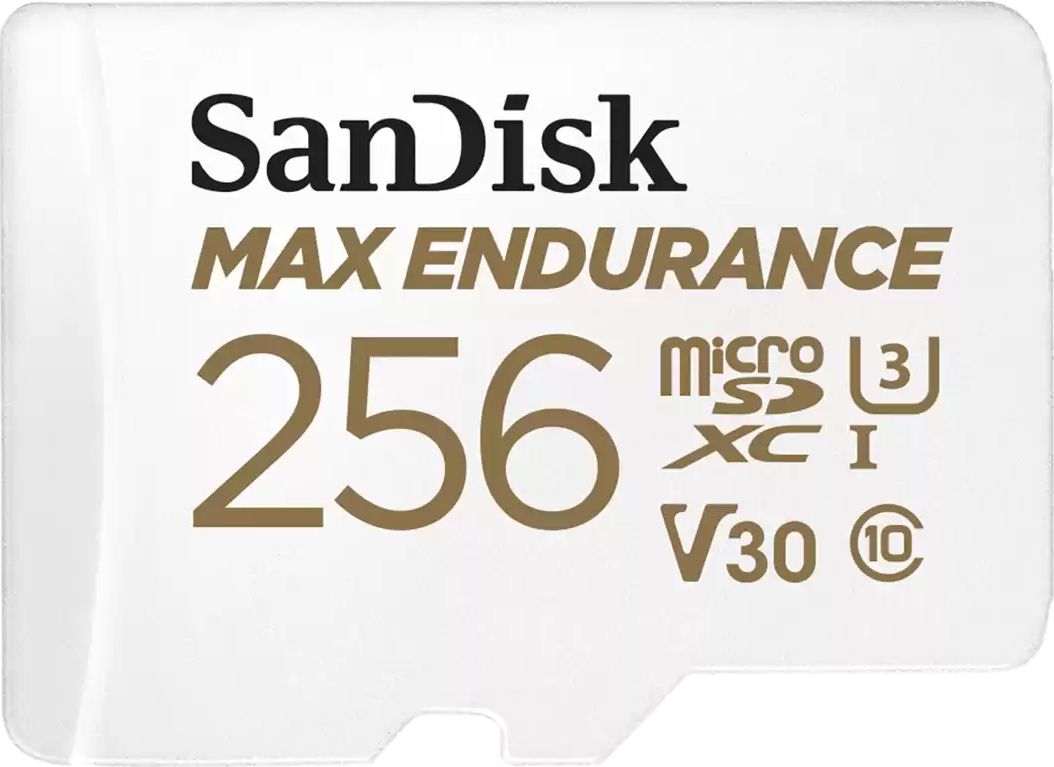 Kartë memorie SanDisk Max Endurance MicroSDXC, 256GB, Class 10, UHS-I/U3, V30
