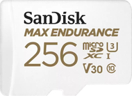 Kartë memorie SanDisk Max Endurance MicroSDXC, 256GB, Class 10, UHS-I/U3, V30