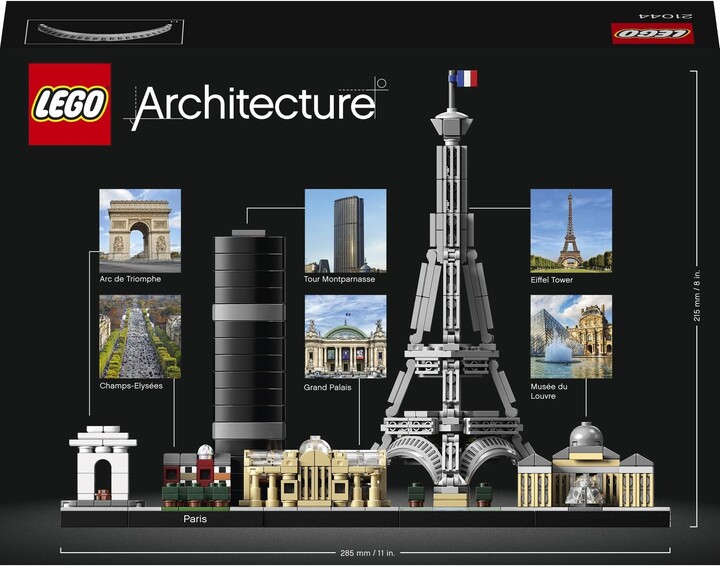 Set figurash LEGO Architecture 21044 Paris