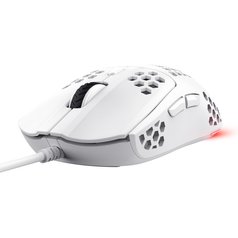 Мишка за игри Trust Gaming GXT 928W Helox, 6400 DPI, бела