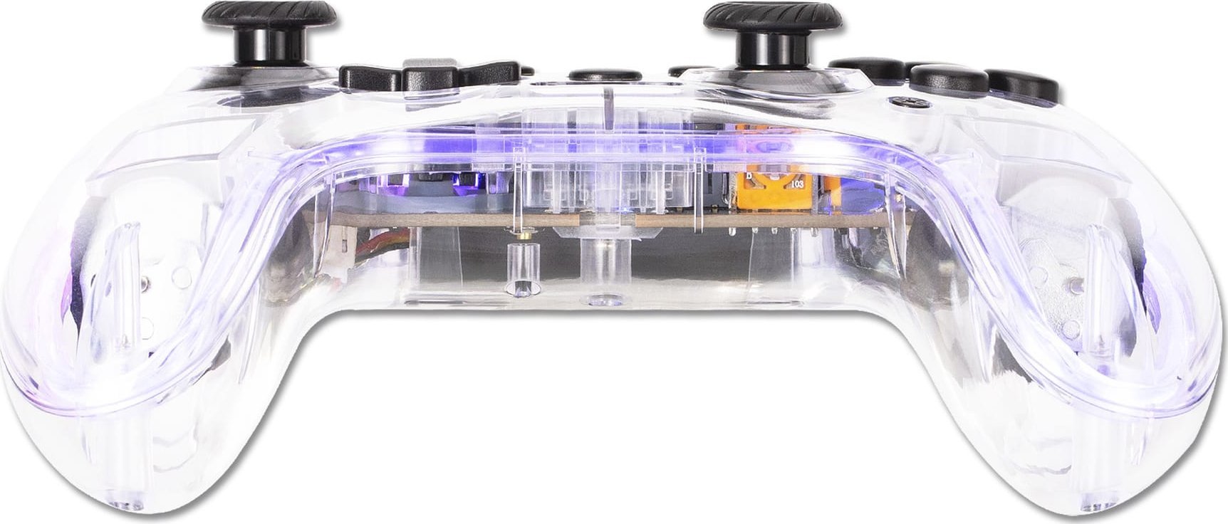 Gamepad Marvo GHOST 40, wireless, 17 butona, transparent