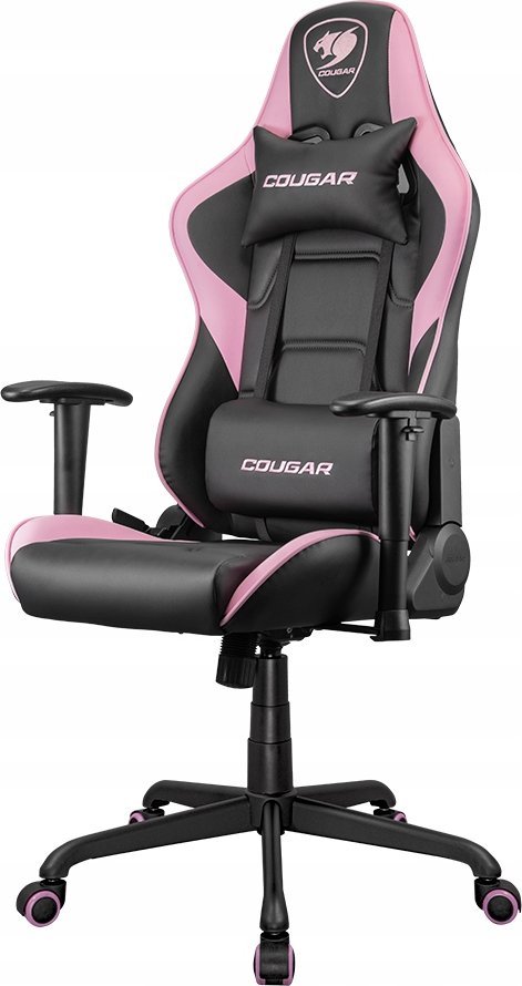 Karrige zyre Cougar Armor Elite, ergonomike, rozë/ zezë