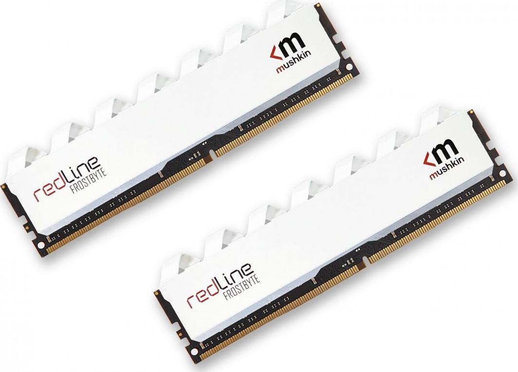 Memorie Mushkin Redline White, DDR4, 32 GB, 3200 MHz, CL14, MRD4U320EJJP16GX2