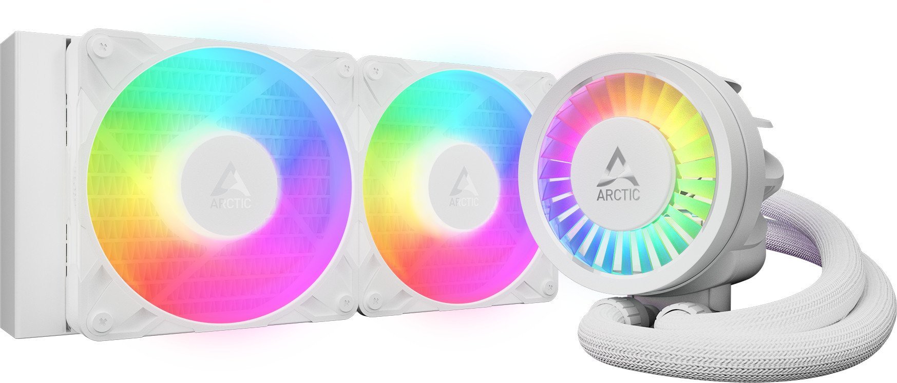 Ftohës ujor CPU ARCTIC Liquid Freezer III Pro 240, AIO, a RGB, i bardhë