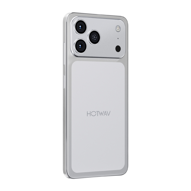 Telefoni HOTWAV A17 Pro Max, 6.75", 4GB 256GB, i argjendtë
