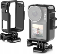 Kornizë montimi Puluz PU883B për DJI Osmo Action 3 4, ABS, me cold shoe ISO, e zezë
