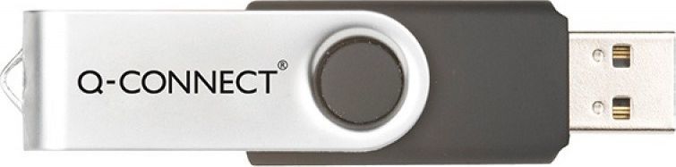 USB Q-Connect KF76970, 32GB, USB 2.0, argjendtë e zezë