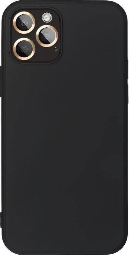 Kapotë silikoni Forcell për iPhone 13 Pro, mat, e zezë