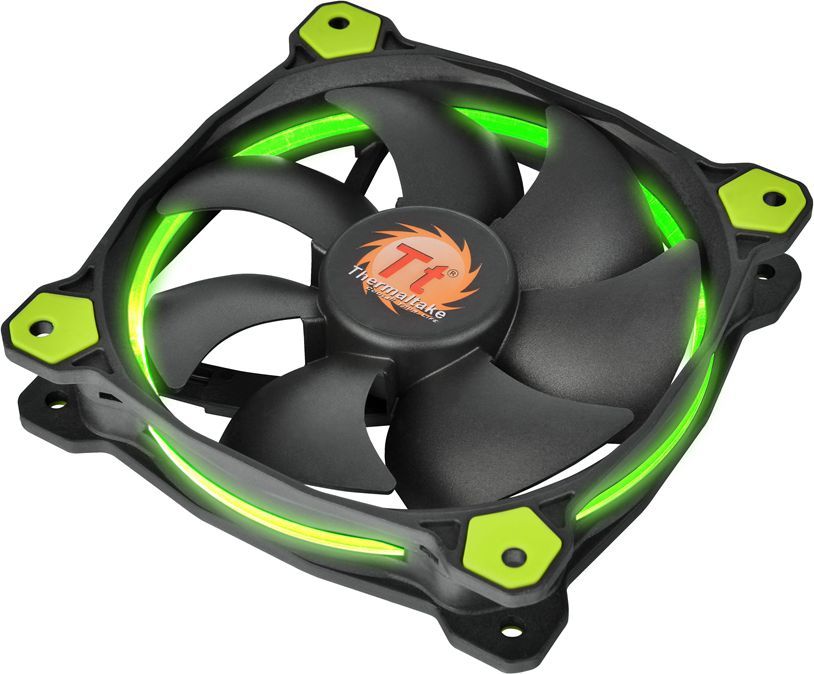 Ftohës Thermaltake Riing LED, 140 mm, i gjelbër