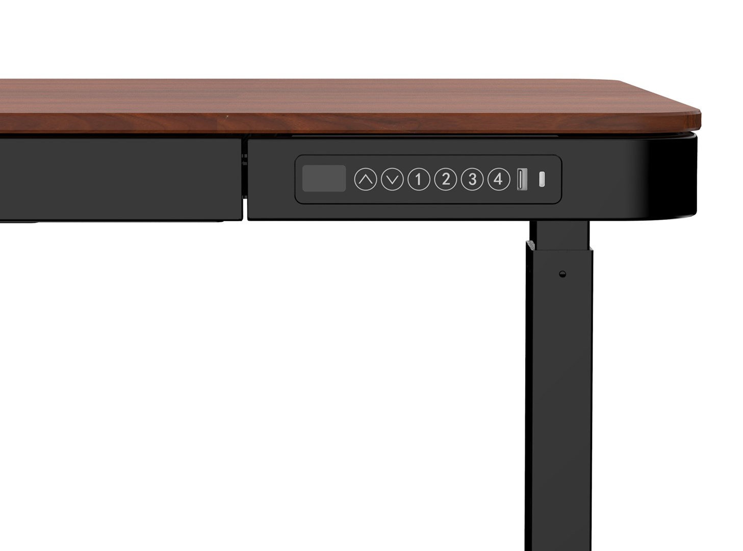 Tavolinë pune Activejet ET119W-C, lartësi elektrike, 140x70 cm, e zezë efekt arre
