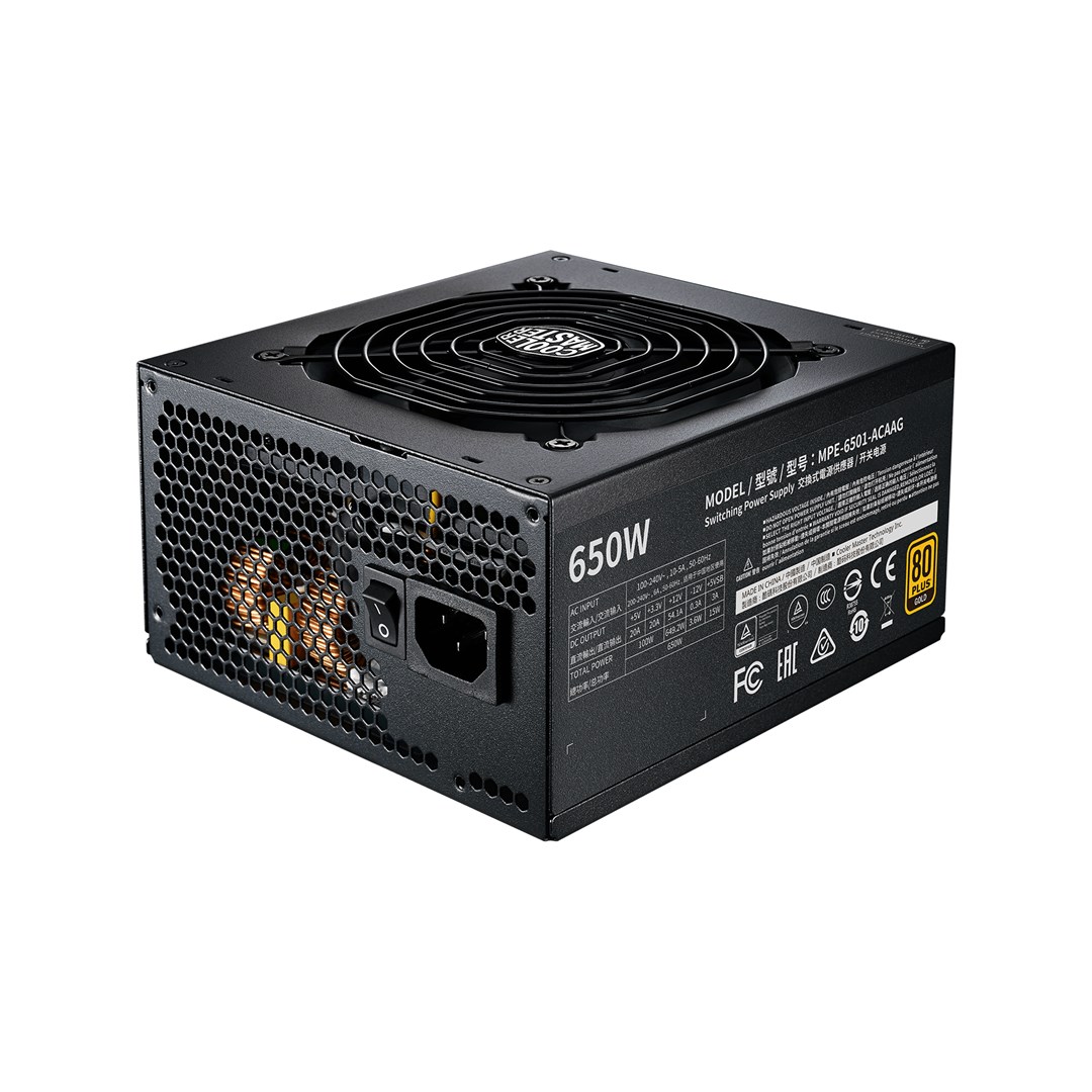 Burim energjie Cooler Master MWE Gold 650 - V2 Full Modular, 24-pin ATX, 650 W