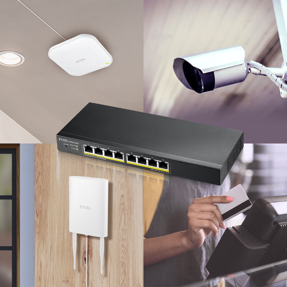 Switch i menaxhuar Zyxel GS1915-8EP, 8 porta Gigabit, PoE, gri