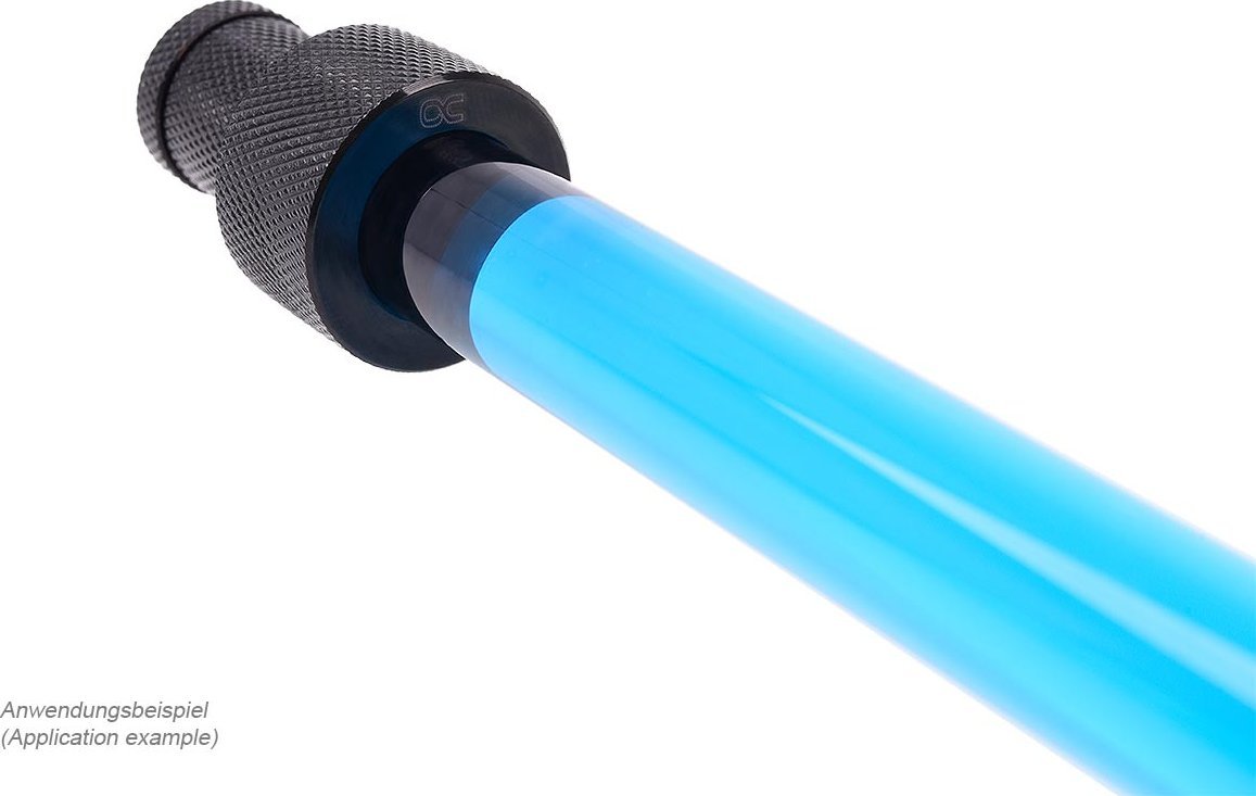 Tub qelqi për ftohje Alphacool HardTube 16/11mm, kënd 90°, transparent
