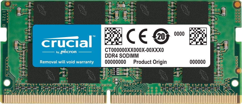 Memorie RAM laptop Crucial DDR4 SODIMM, 16GB, 3200MHz, CL22