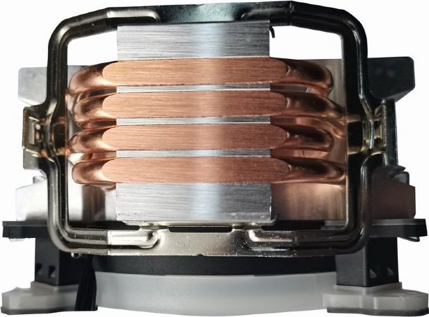 Ftohës procesori Gembird CPU HURACAN ARGB X130, 120mm, ndriçim ARGB, bardhë e zi