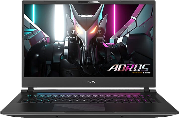 Лаптоп GIGABYTE AORUS 17 (2023), Intel Core i7 13700H, 16 GB DDR5, 1 TB SSD, NVIDIA GeForce RTX 4070, црна боја