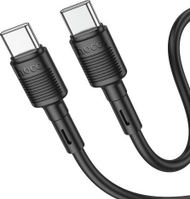 Kabllo karikimi Hoco X83, USB C në USB C, 1m, 60W PD, e zezë