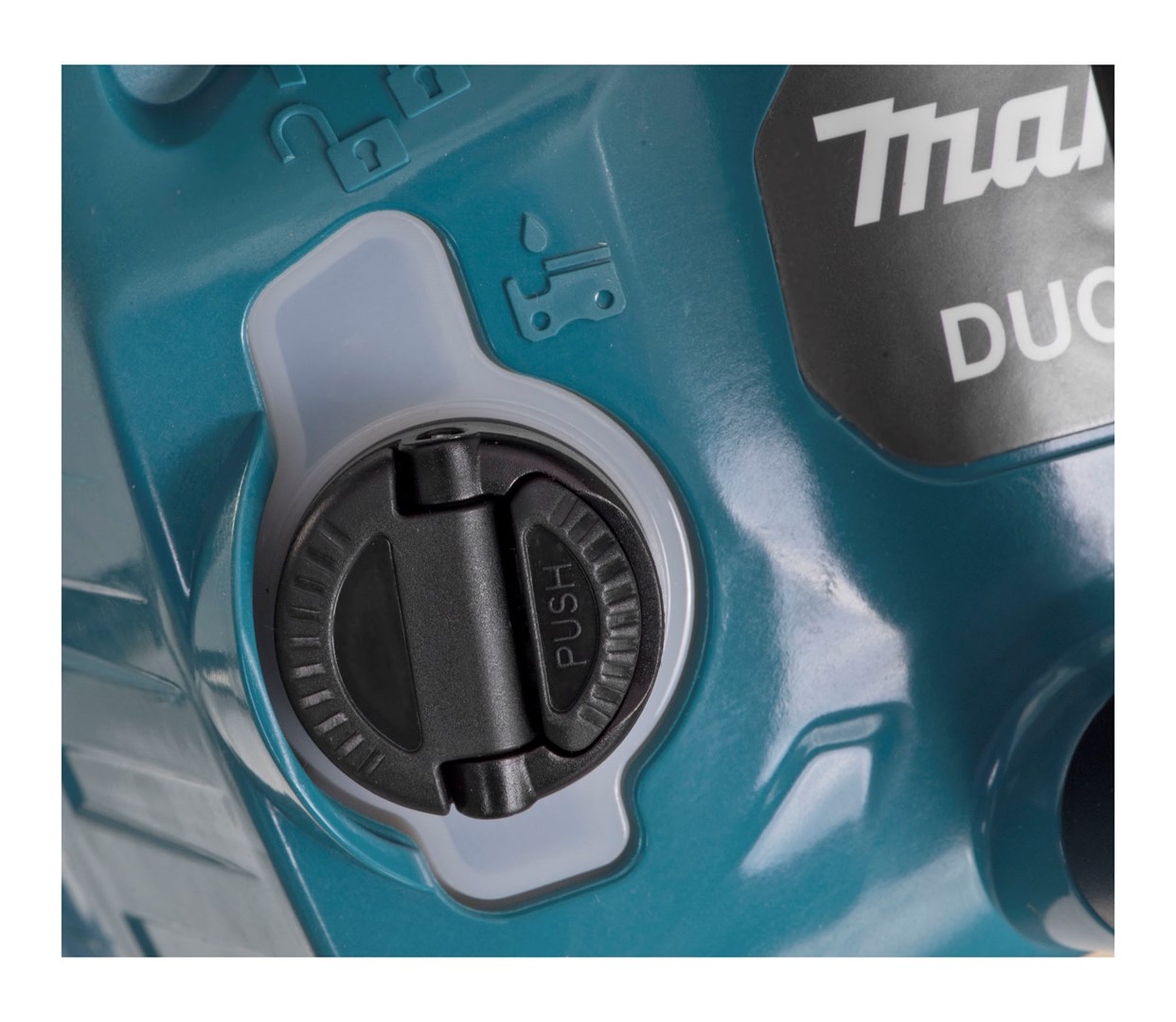 Sharrë me zinxhir Makita DUC356ZB, 2 x 18V, shufër 35 cm, blu e zezë