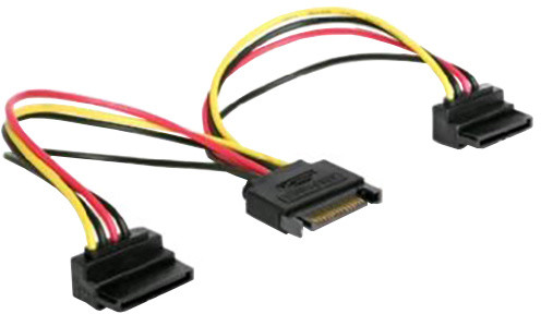 Kabllo Gembird CABLEXPERT, SATA në 2x SATA 90°, 15cm