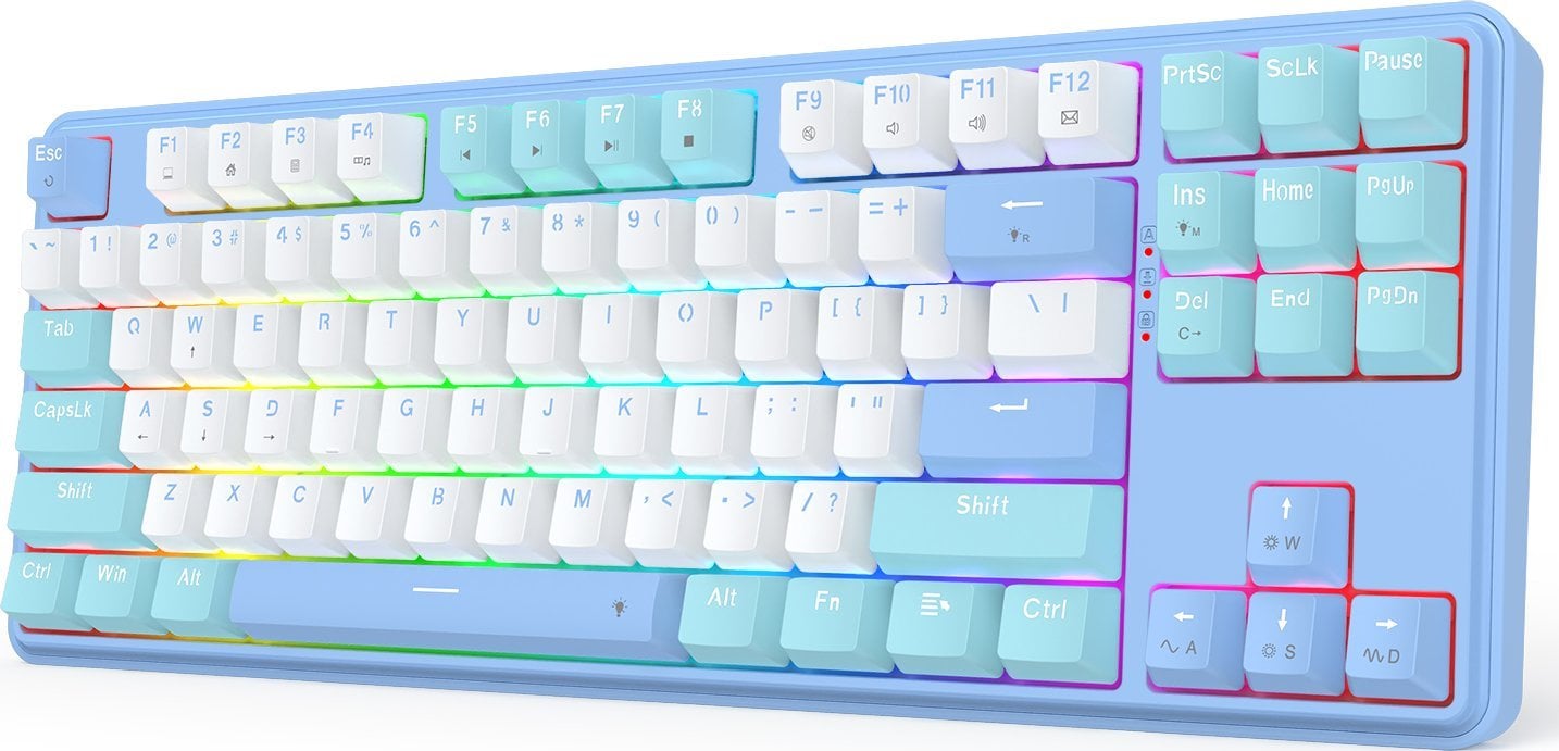 Tastierë mekanike Redragon K707 TKL, 87 taste, RGB, me kabllo, e zezë
