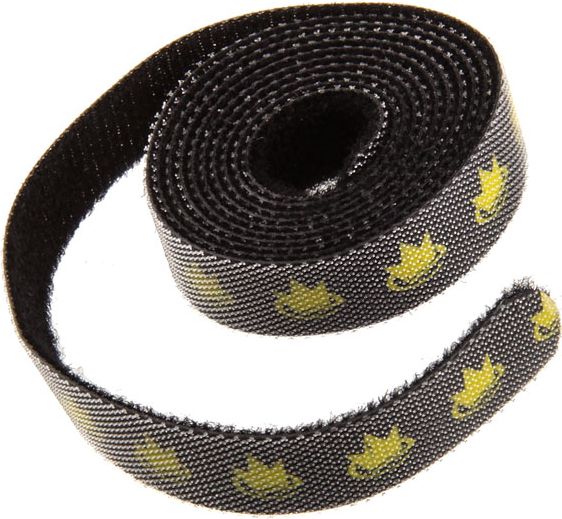Organizues për kabllo King Mod Services Velcro (ZUUV-039), i zi / i verdhë