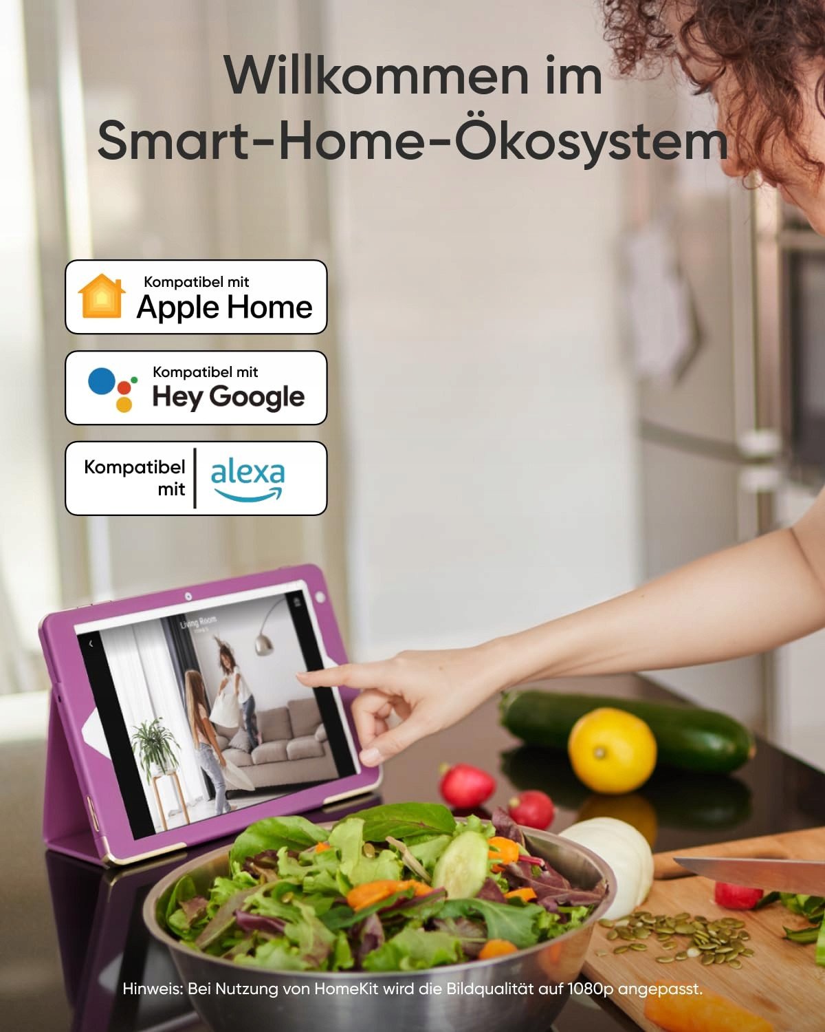 Kamerë e brendshme Eufy Indoor Camera E30, 4K UHD, WiFi, e bardhë