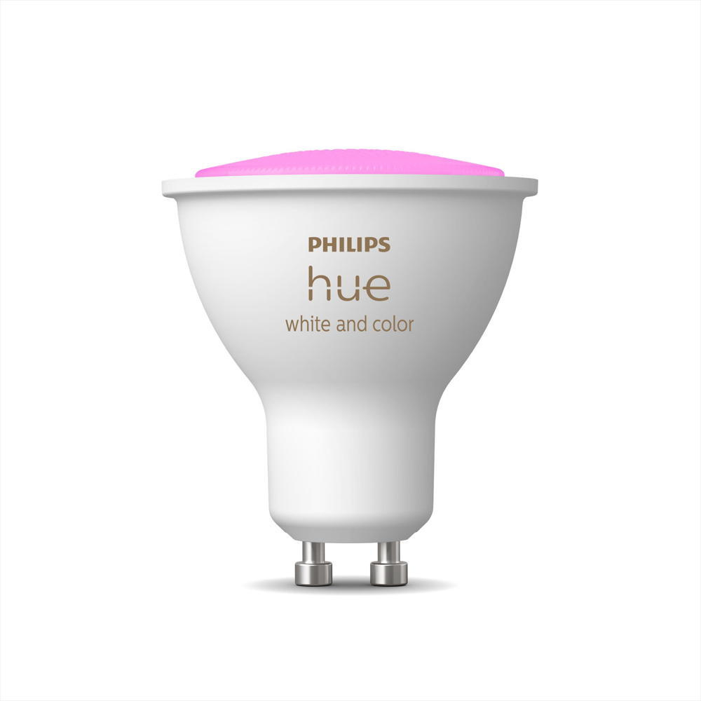 Spote LED inteligjent Philips Hue White and Colour Ambience, GU10, Bluetooth, i bardhë