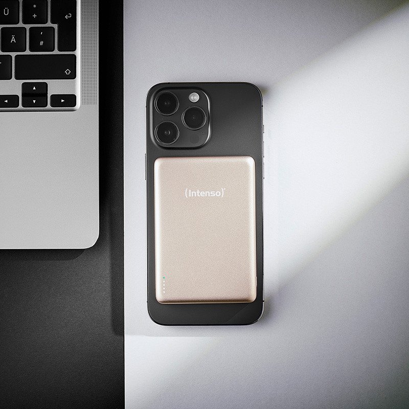 Powerbank Intenso MW10000, 10000 mAh, karikim pa tela, champagne