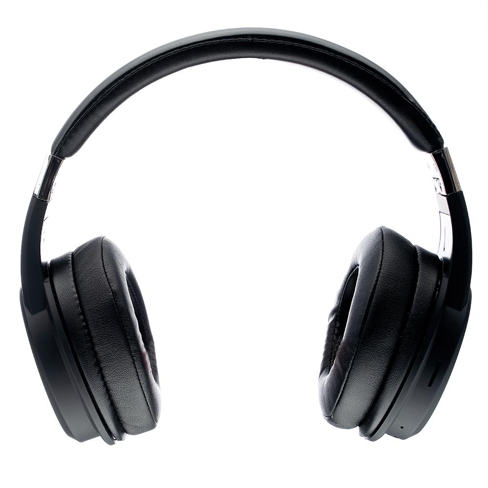 Kufje wireless Spacer SPBH-ONYX, Bluetooth 5.0, mikrofon me kabllo 3.5mm, të zeza