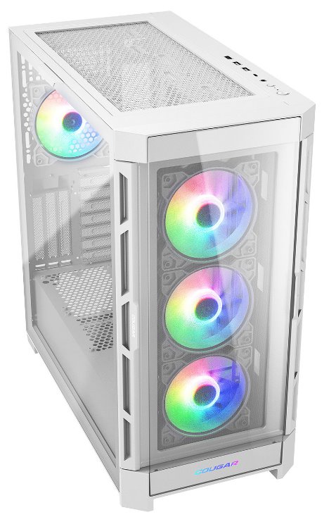 Kasë COUGAR PC DUOFACE Pro RGB White, Mid Tower, 4 x ARGB, e bardhë