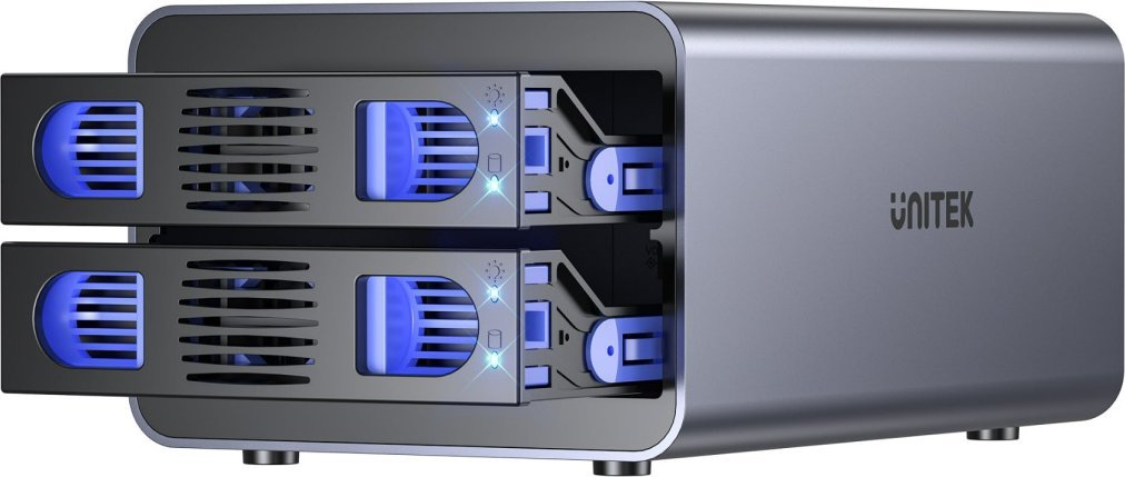 Надворешно куќиште Unitek, за SATA дискови 2.5"/3.5", USB 5 Gbps, 40TB, црно